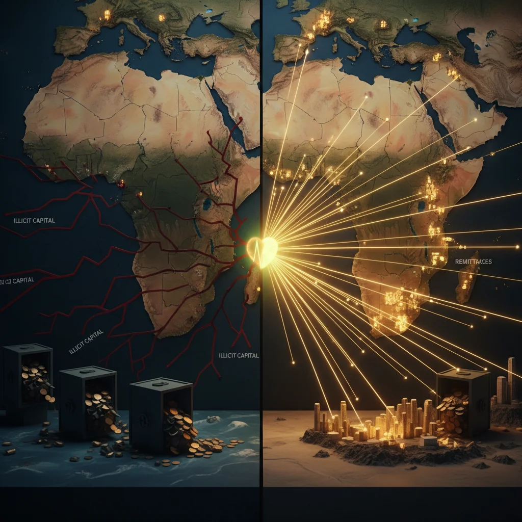 Africa''s Silent Billion: How Remittances and Illicit Flows Reshape the Continent''s